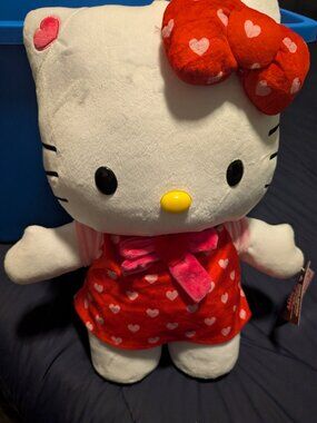 Hello Kitty 2025 Valentine's Day Greeter with Red Dress and Bow